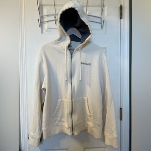 Timberland Hoodie Womens XL Zip White
